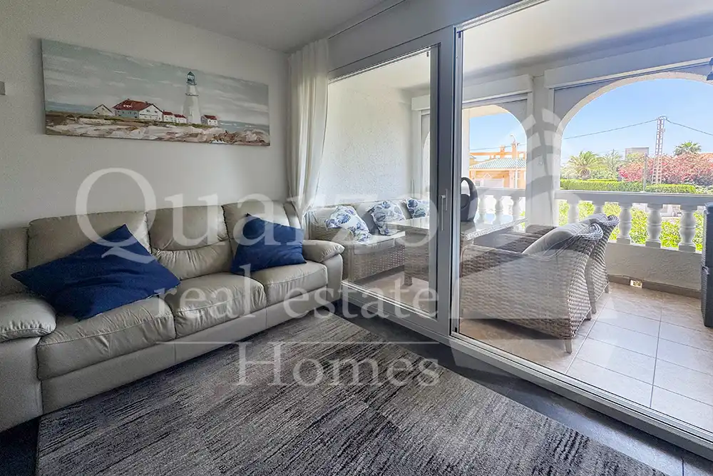 Sala de estar de Apartamento en venta en Dénia con Aire acondicionado, Calefacción y Terraza