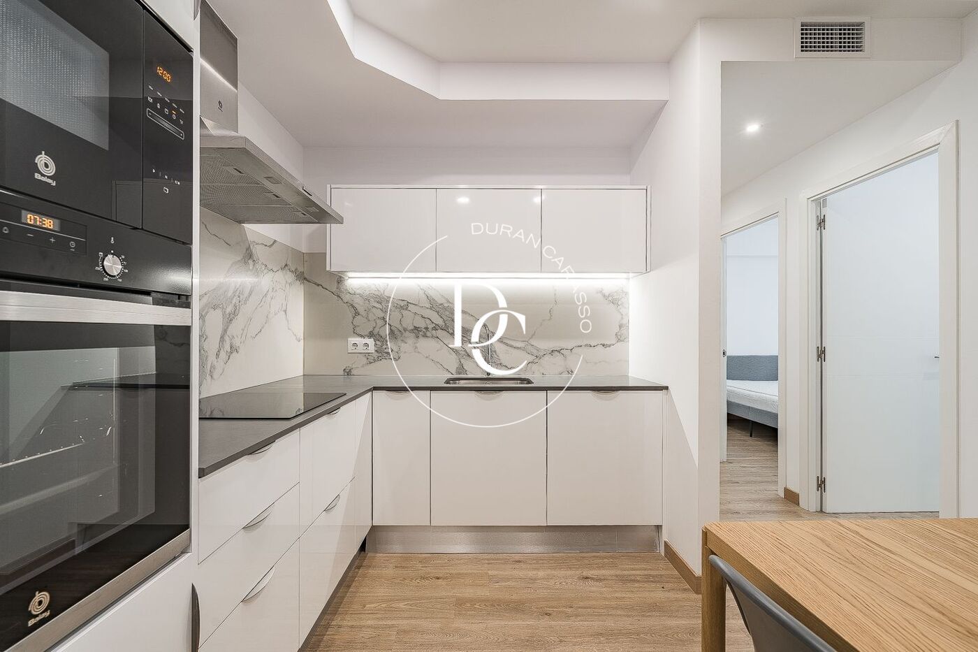 Kitchen of Flat for sale in  Barcelona Capital  with Air Conditioner and Heating