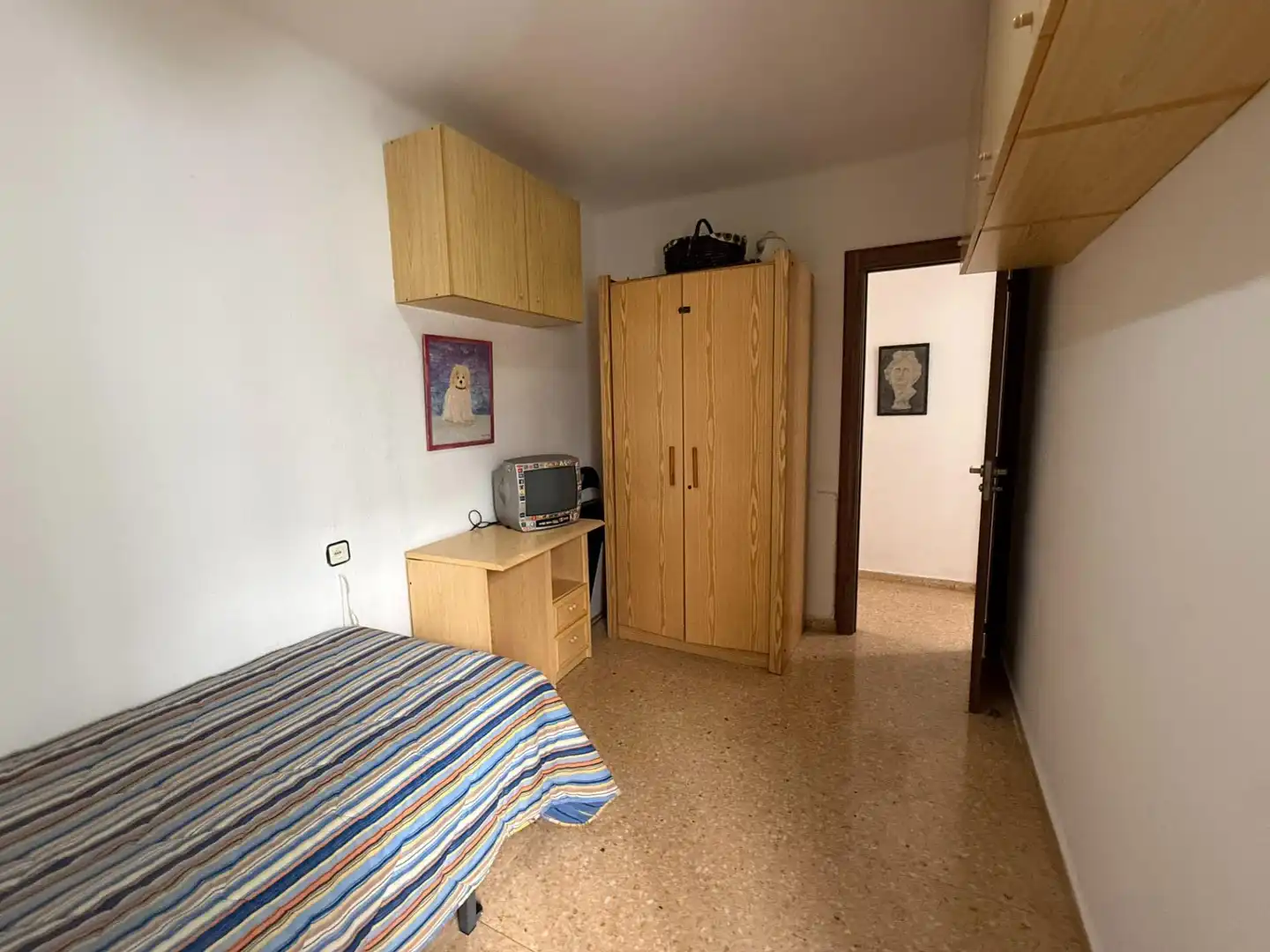 Bedroom of Flat for sale in Benetússer  with Air Conditioner, Heating and Balcony