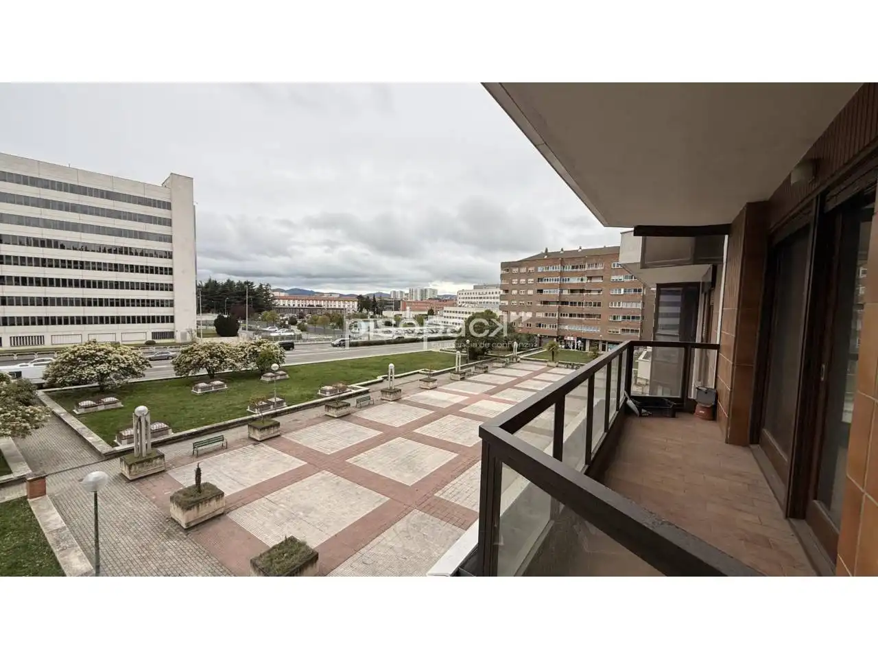 Exterior view of Flat for sale in  Pamplona / Iruña  with Heating, Terrace and Storage room