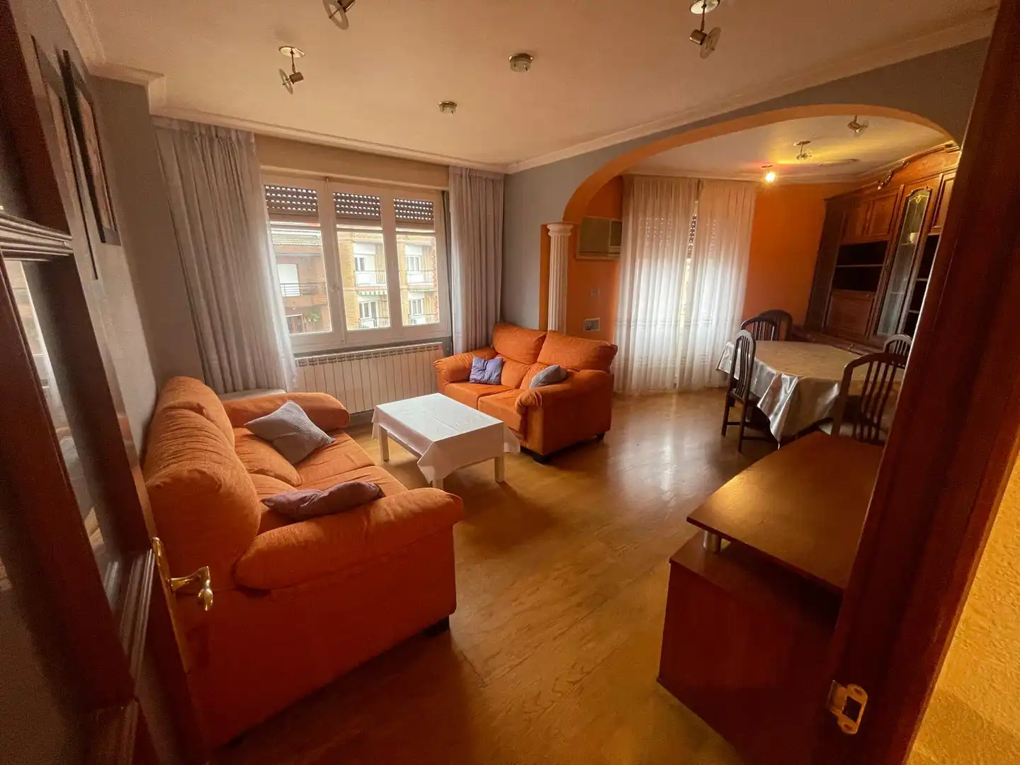 Sala de estar de Piso en venta en Calahorra con Aire acondicionado, Amueblado y Horno