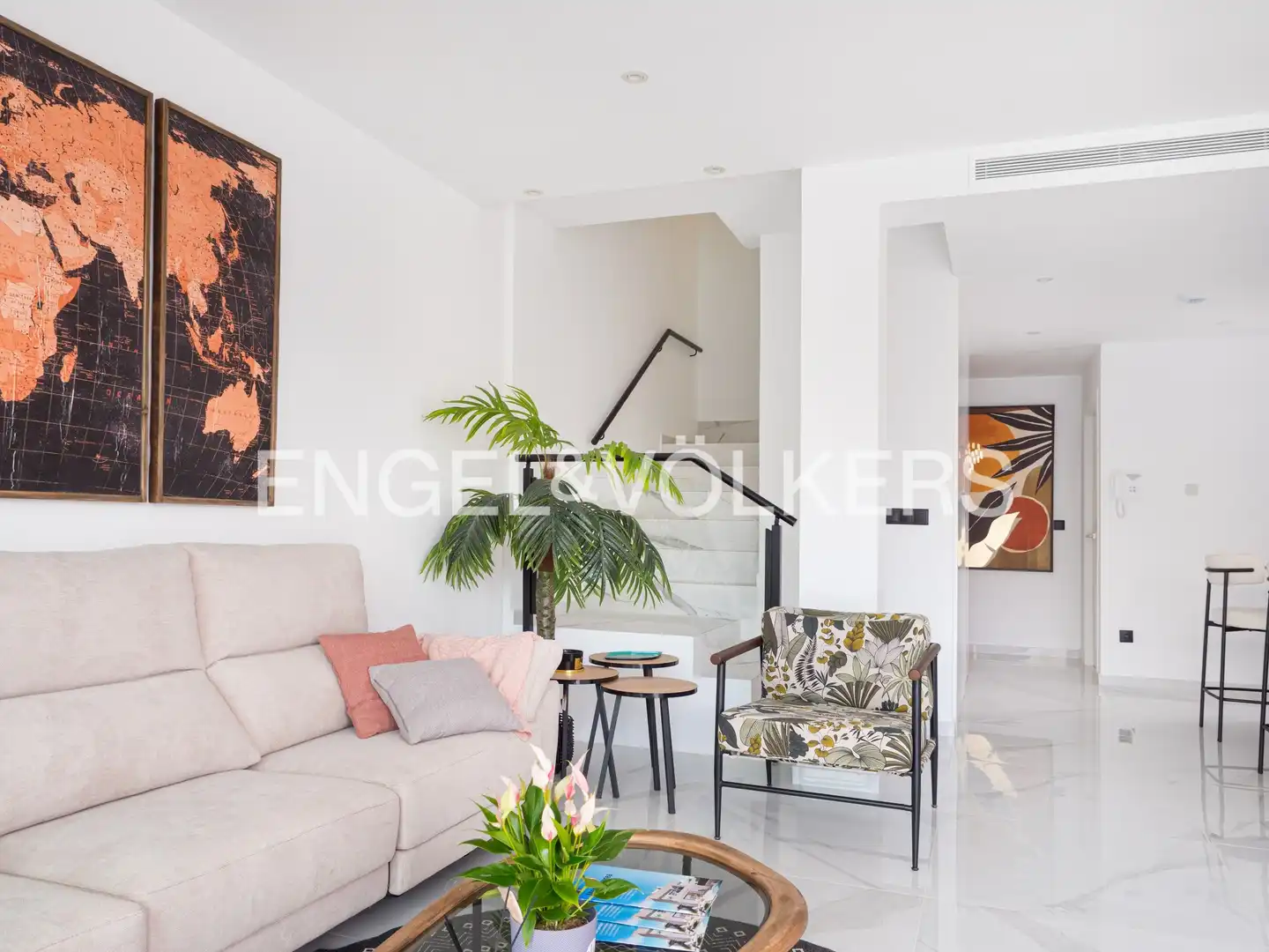 Sala de estar de Casa o chalet en venta en San Pedro del Pinatar con Aire acondicionado, Calefacción y Jardín privado