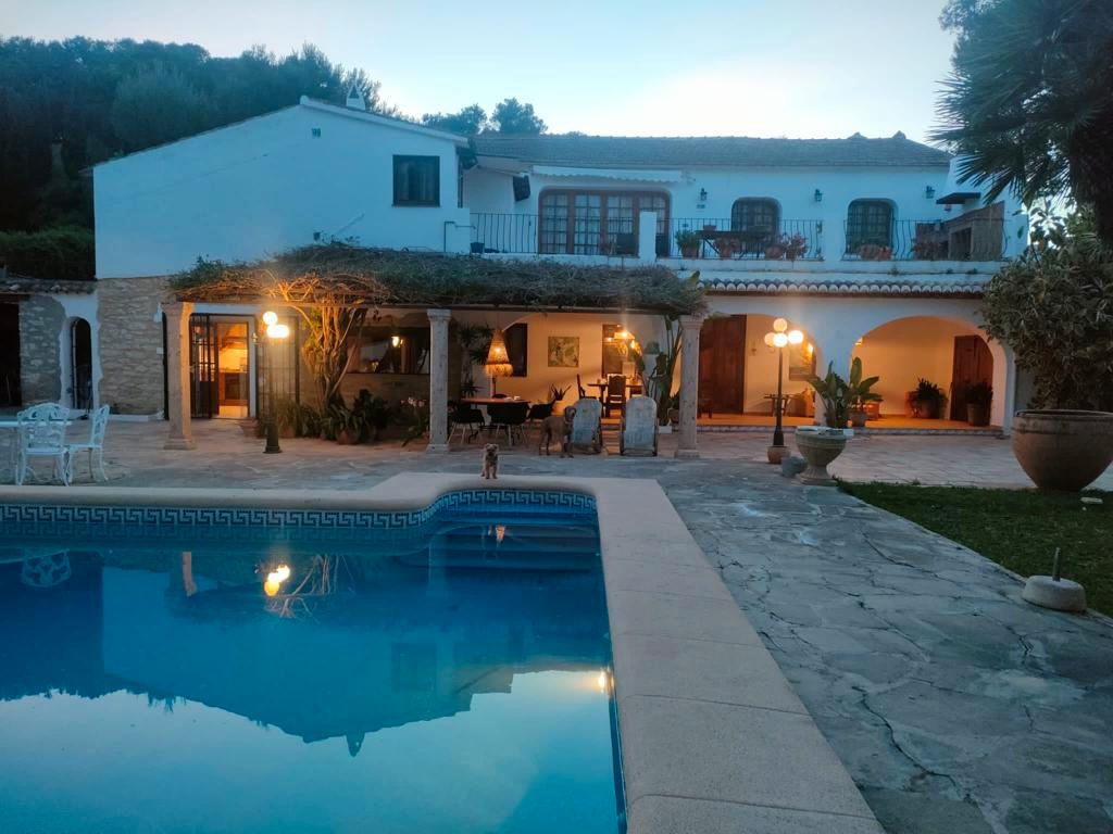Piscina de Casa o xalet de lloguer en Teulada amb Aire condicionat, Calefacció i Jardí privat