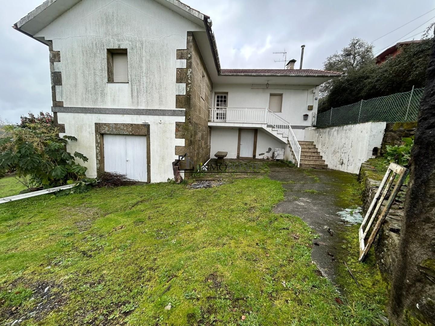 Vista exterior de Casa o chalet en venta en Campo Lameiro con Jardín privado