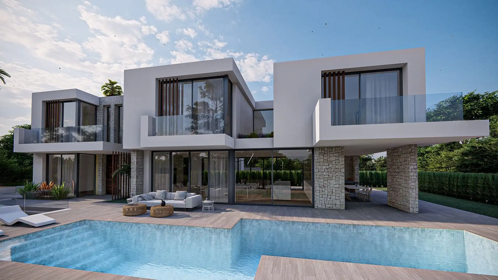 Chalet con piscina en venta en L'Albir