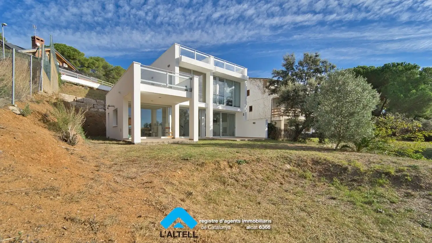 Vista exterior de Casa o chalet en venta en L'Ametlla del Vallès con Aire acondicionado, Calefacción y Jardín privado