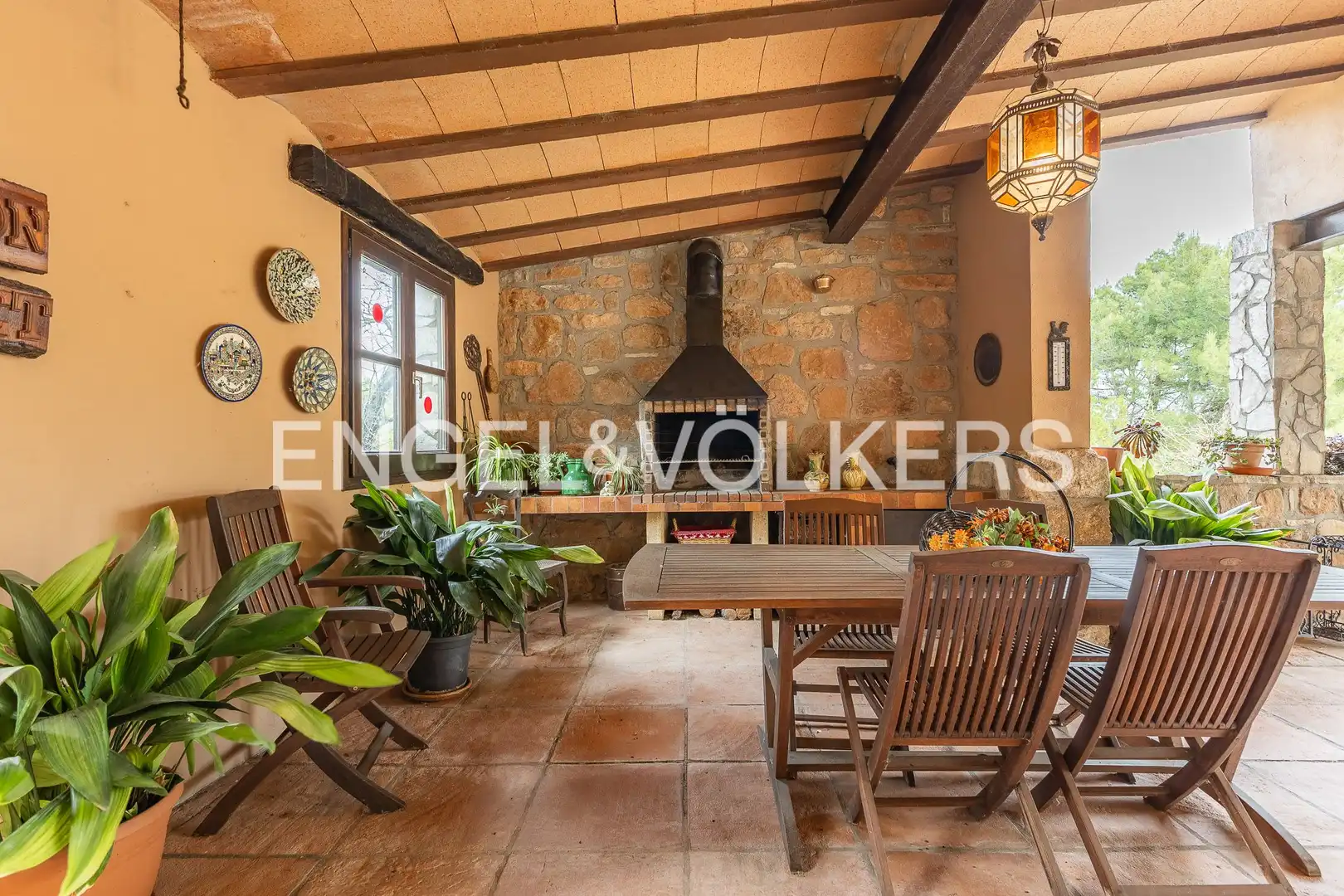 Terrassa de Finca rústica en venda en Aguilar de Segarra amb Calefacció, Jardí privat i Terrassa