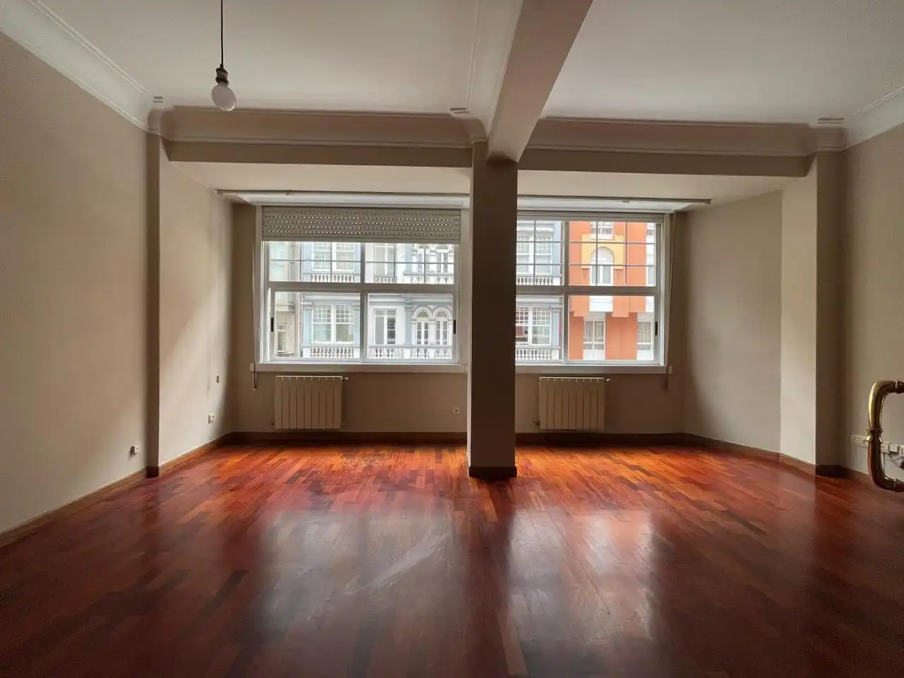 Sala de estar de Piso en venta en A Coruña Capital  con Calefacción, Parquet y Trastero
