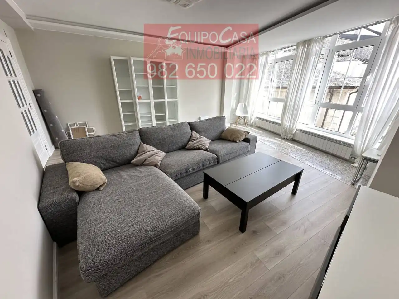 Wohnzimmer von Maisonette zur Miete in Lugo mit Heizung, Terrasse und Möbliert