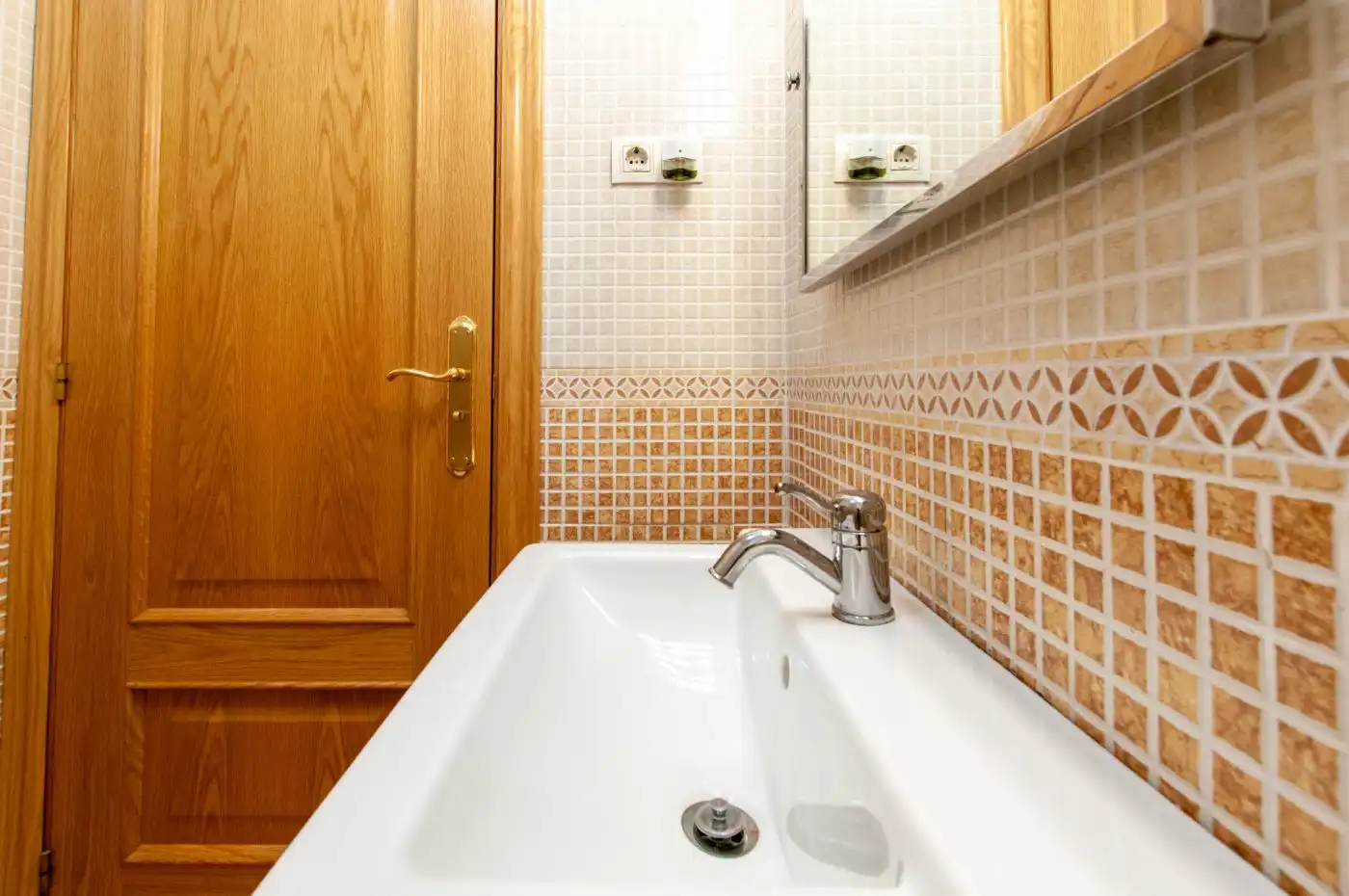 Baño de Piso de alquiler en Sabadell con Aire acondicionado, Calefacción y Parquet