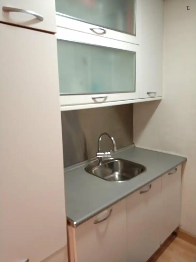 Cocina de Apartamento de alquiler en Madrid con Aire acondicionado, Amueblado y Lavadora