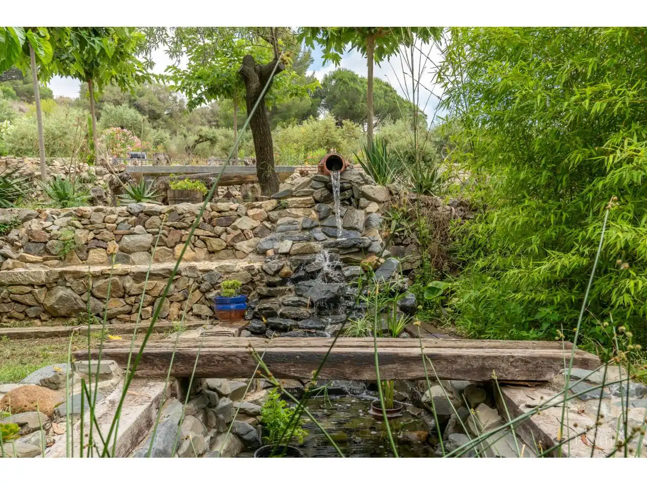 Jardí de Finca rústica en venda en Riudecols amb Calefacció, Jardí privat i Piscina