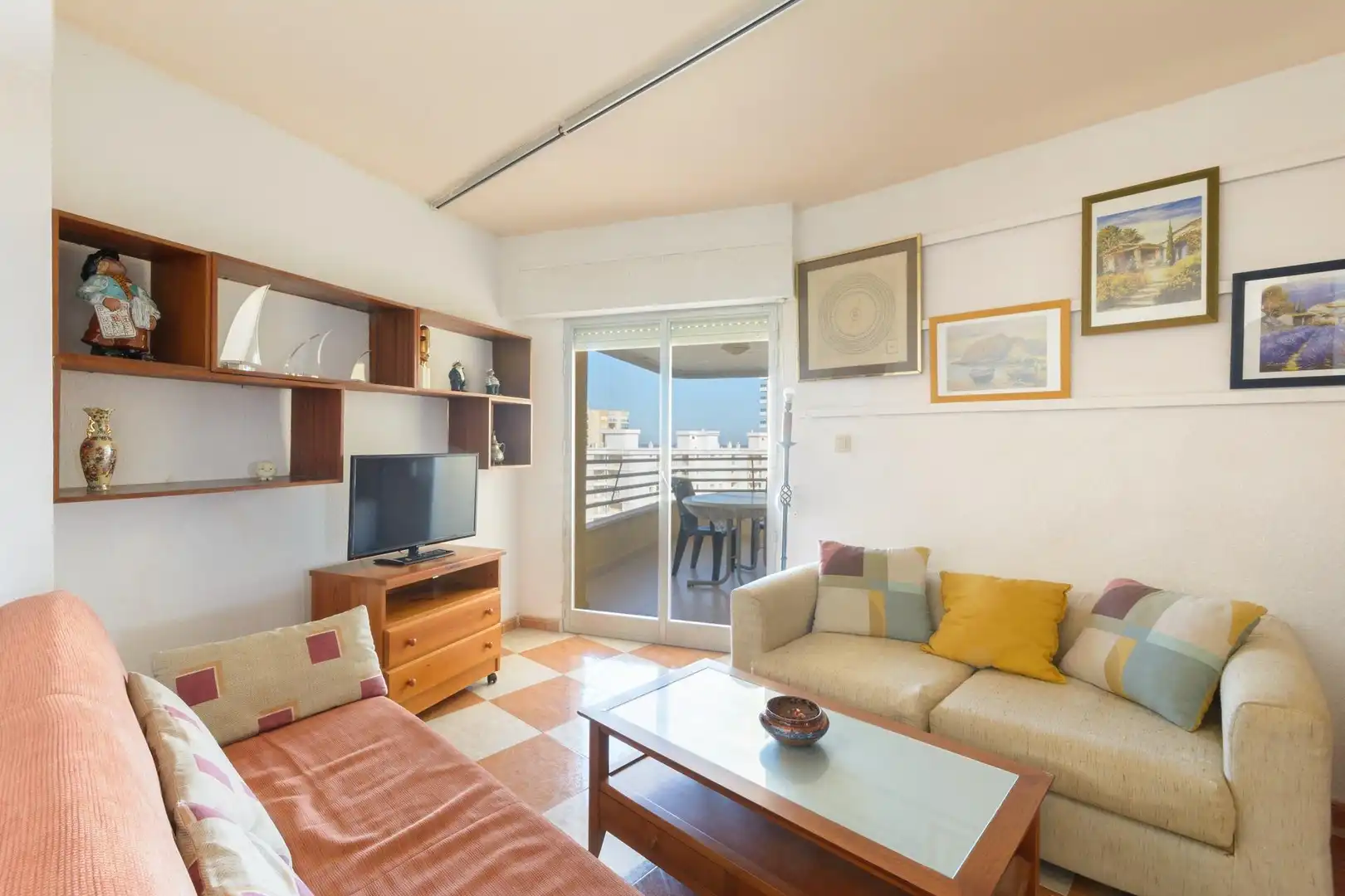 Sala de estar de Apartamento en venta en Gandia con Jardín privado, Terraza y Trastero