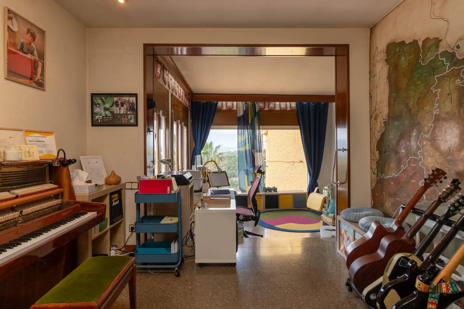 Sala de estar de Casa o chalet en venta en Ullastrell con Calefacción, Jardín privado y Terraza