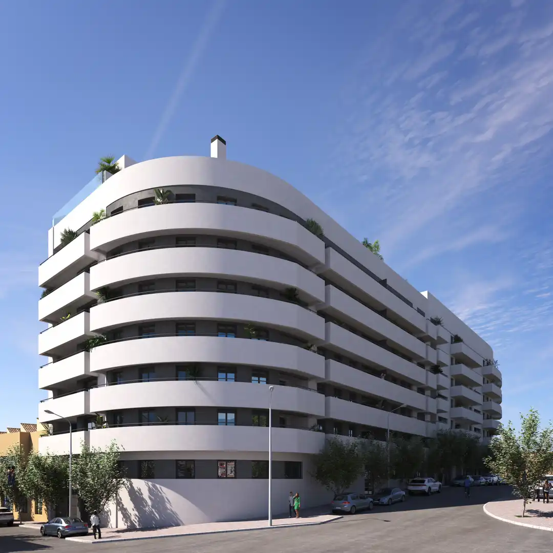 Vista exterior de Piso en venta en Torremolinos con Terraza, Piscina y Piscina comunitaria