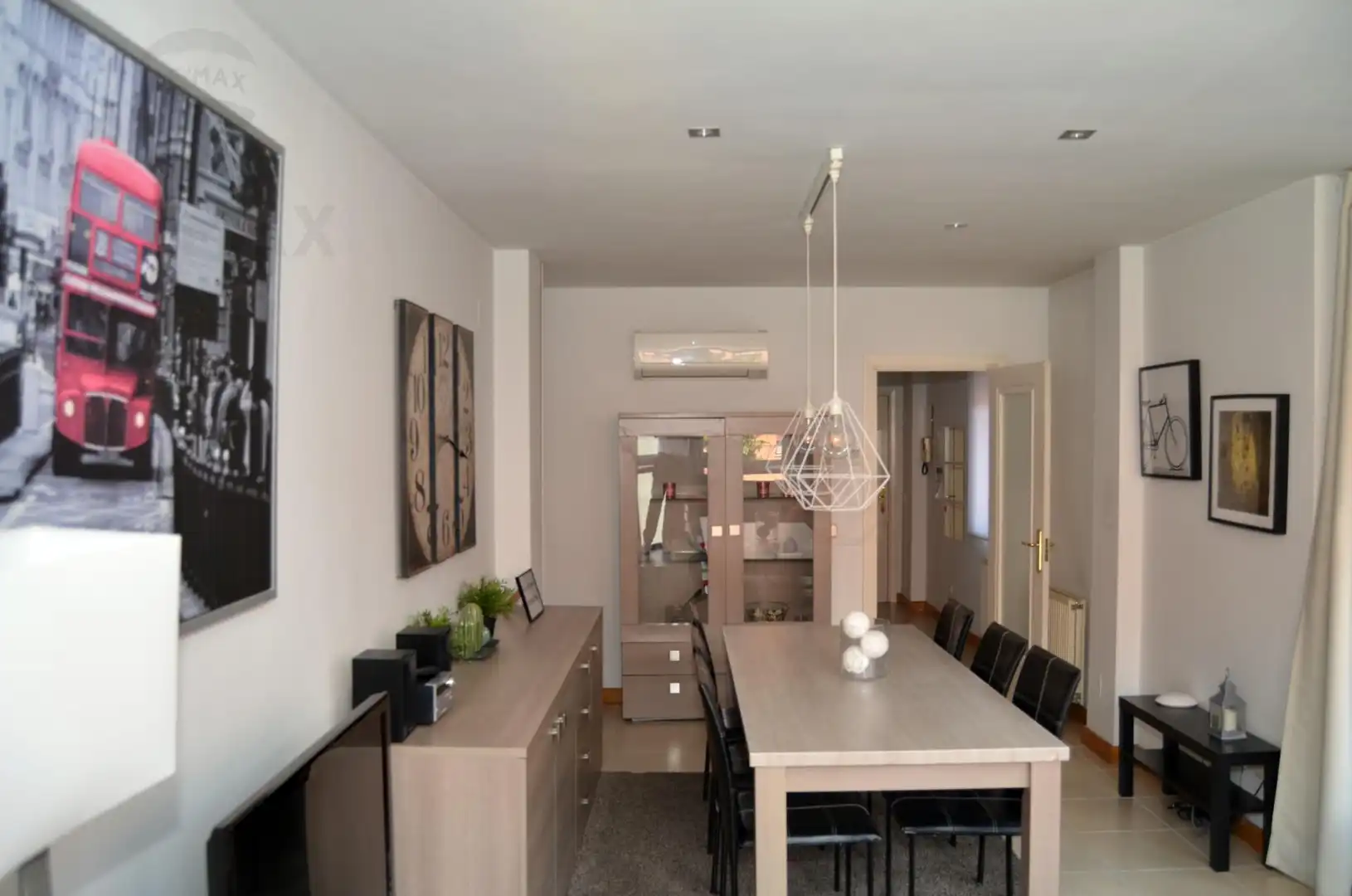 Menjador de Apartament de lloguer en Madrid amb Aire condicionat, Calefacció i Terrassa