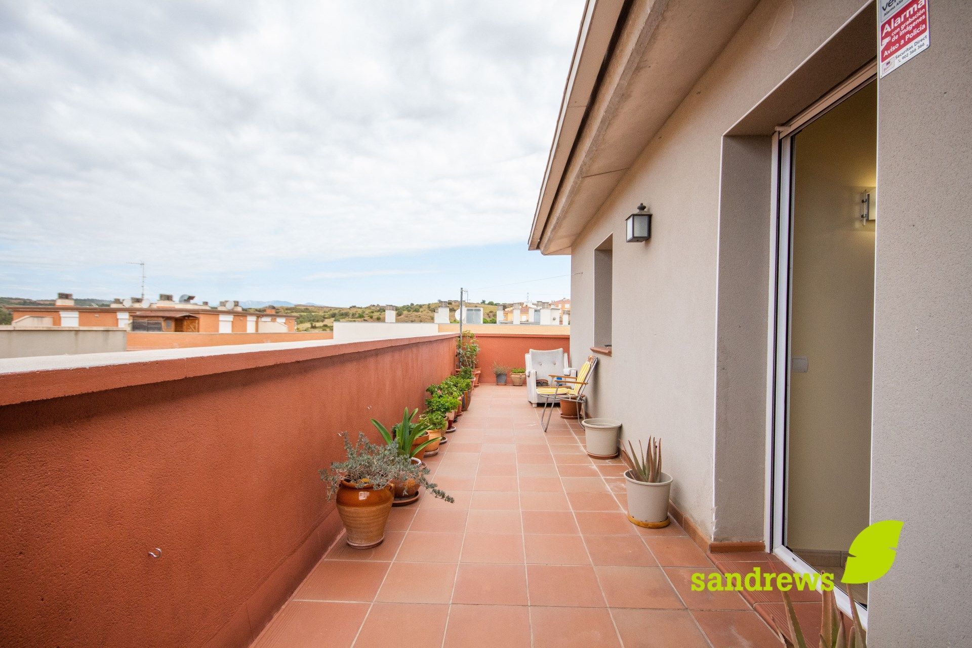 Terrace of Duplex for sale in Figueres  with Heating and Storage room