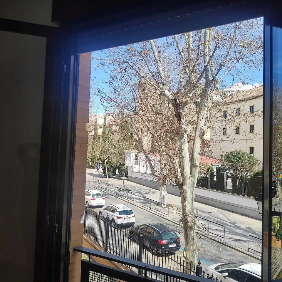 Exterior view of Flat for rent in Granada  with Air Conditioner, Heating and Furnished