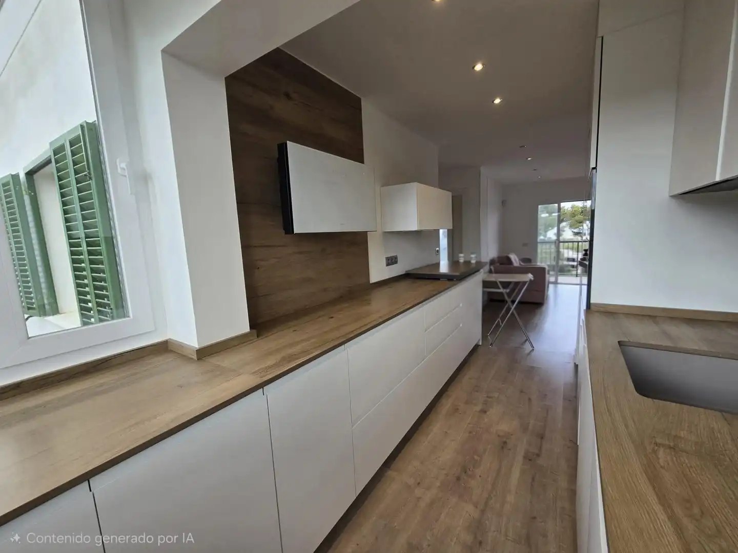Kitchen of Flat for rent in Llucmajor  with Air Conditioner, Parquet flooring and Terrace