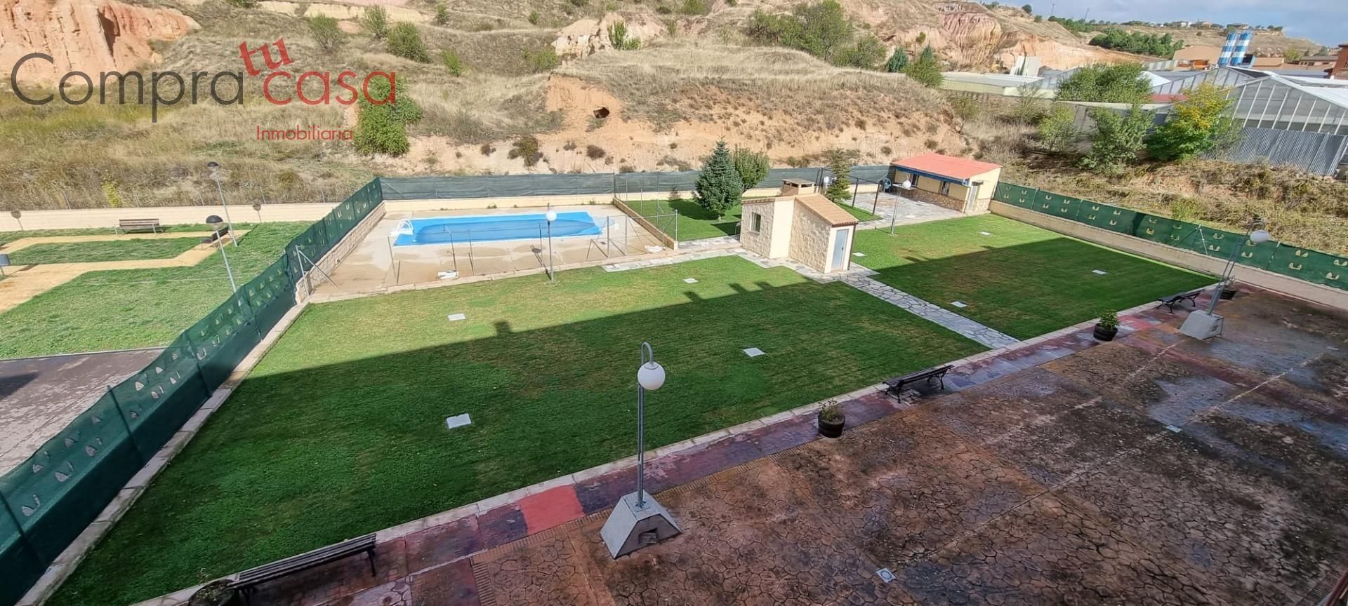 Swimming pool of Flat for sale in Segovia Capital  with Heating, Private garden and Parquet flooring