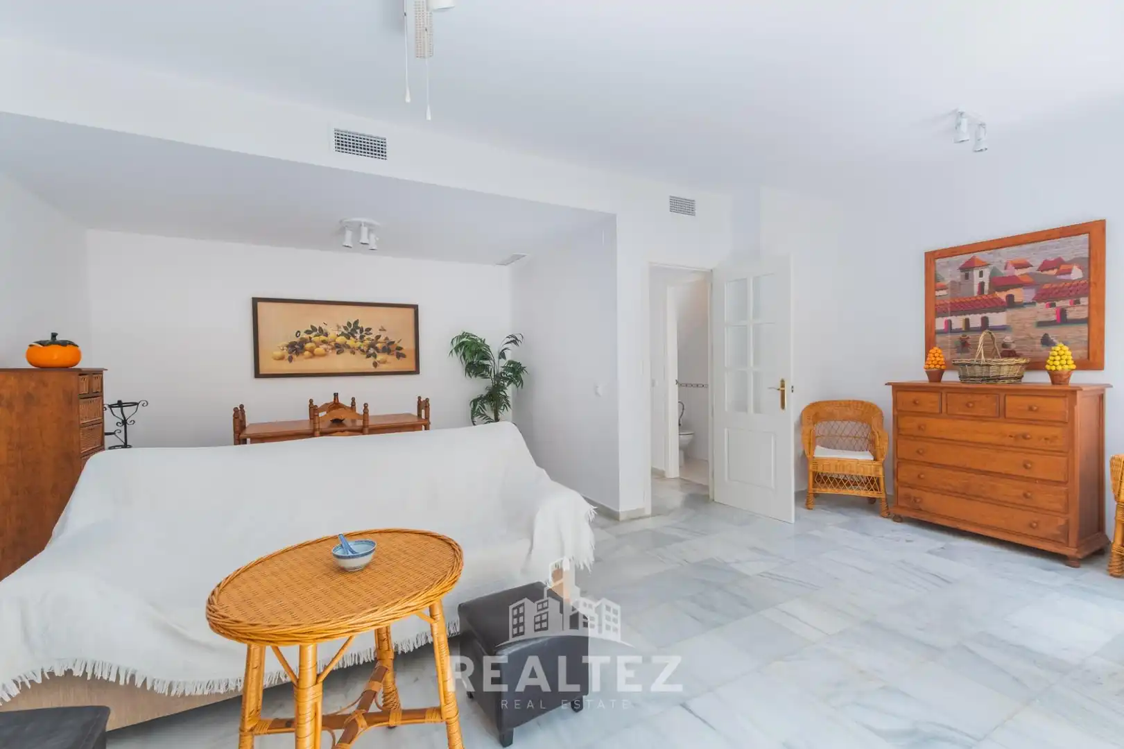 Schlafzimmer von Einfamilien-Reihenhaus zum Verkauf in El Puerto de Santa María mit Terrasse, Möbliert und Balkon