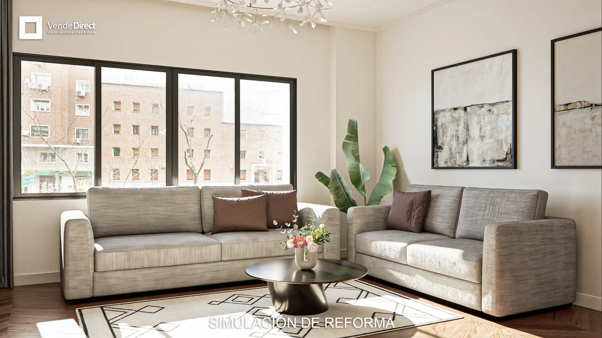 Sala de estar de Piso en venta en Madrid con Aire acondicionado, Calefacción y Alarma