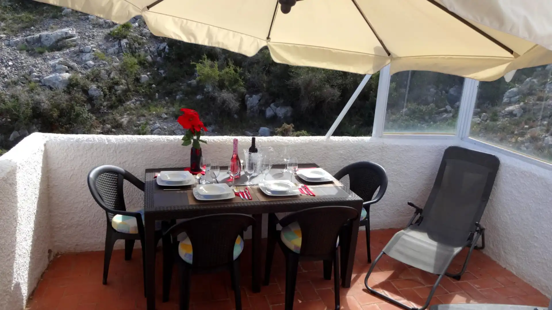 Terraza de Apartamento en venta en Peñíscola / Peníscola con Aire acondicionado, Calefacción y Terraza
