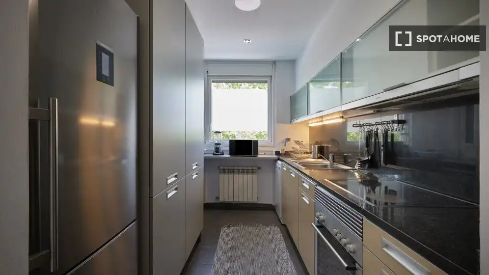 Kitchen of Flat for rent in Sant Cugat del Vallès  with Air Conditioner, Heating and Furnished
