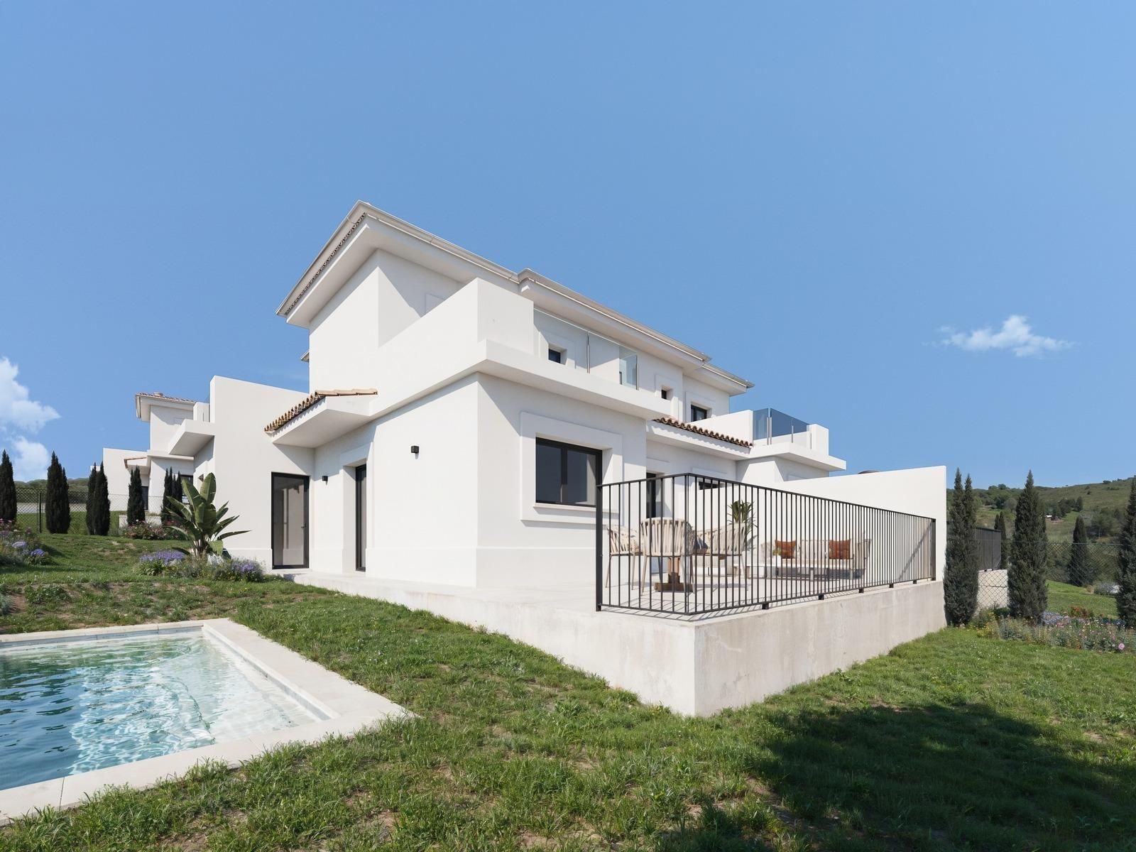 Exterior view of Single-family semi-detached for sale in Manacor  with Air Conditioner, Heating and Private garden