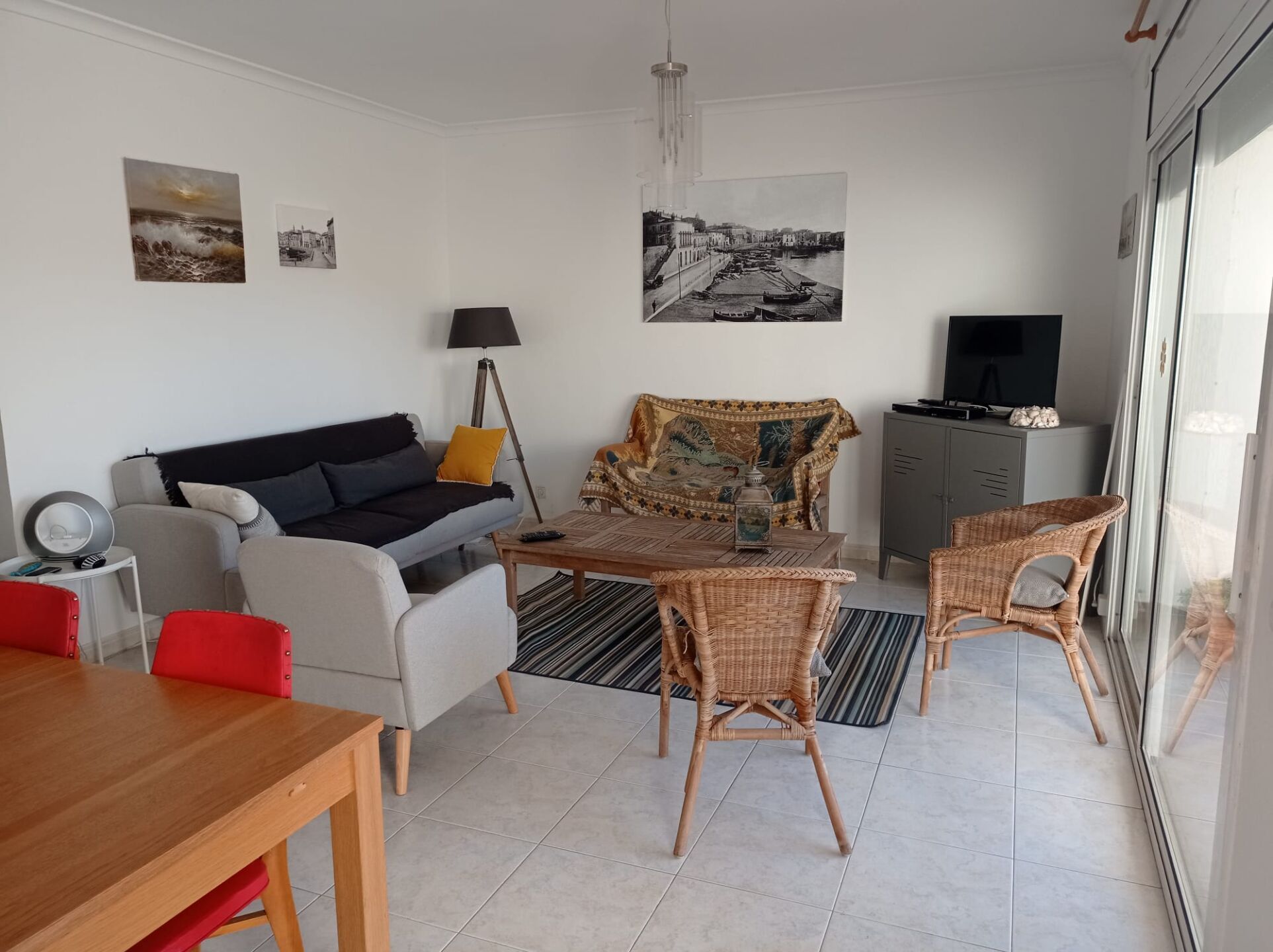 Living room of Flat to rent in Palamós  with Terrace and Furnished