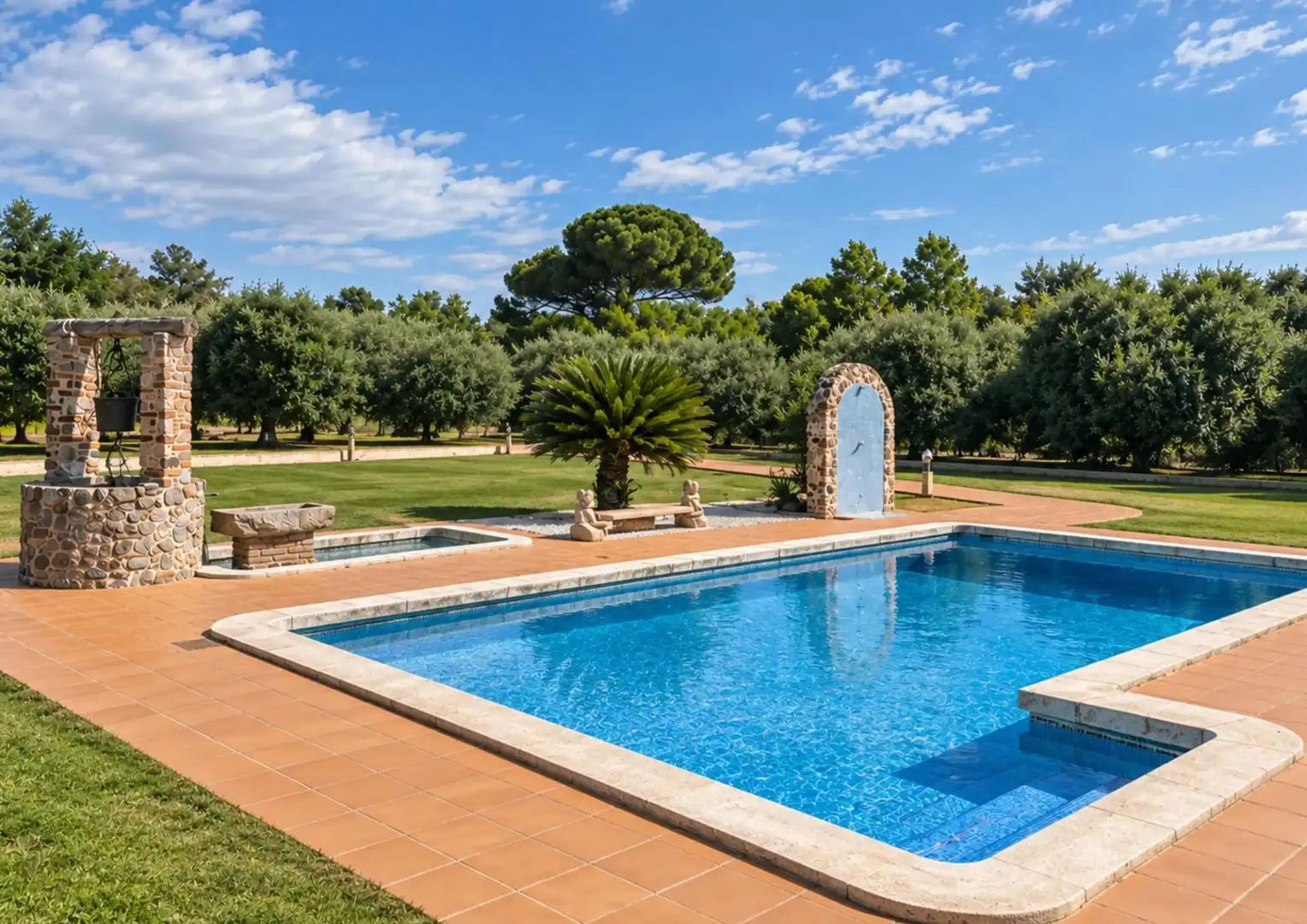 Piscina de Finca rústica en venda en Vilobí d'Onyar amb Jardí privat, Terrassa i Piscina