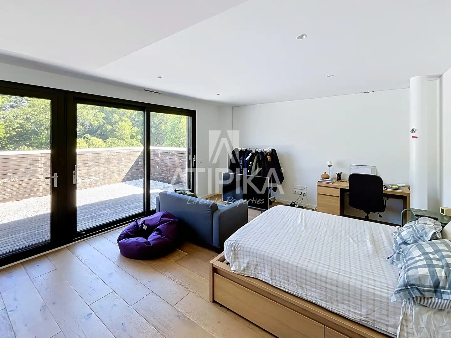 Dormitori de Casa o xalet en venda en Sant Cugat del Vallès amb Aire condicionat, Calefacció i Terrassa