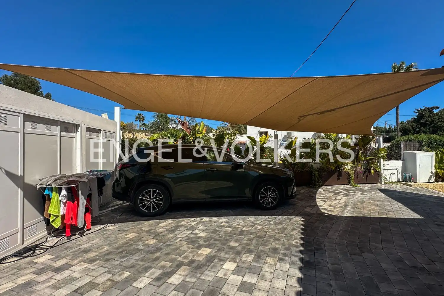 Parking de Casa o chalet de alquiler en Jávea / Xàbia con Aire acondicionado, Calefacción y Jardín privado