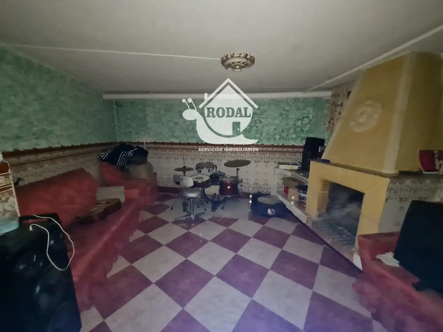 Sala de estar de Casa adosada en venta en Huércal de Almería con Aire acondicionado, Calefacción y Terraza