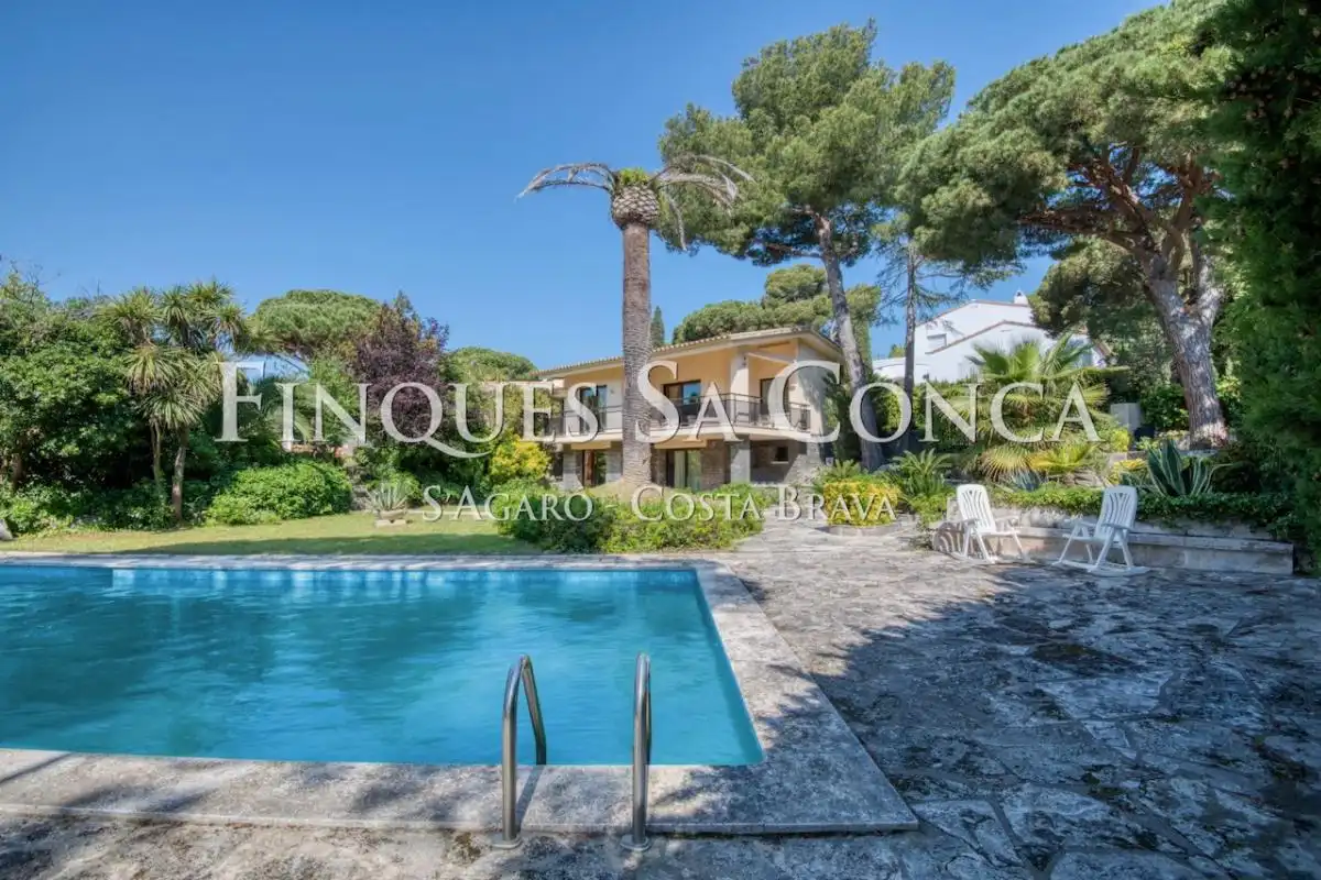 Jardín de Casa o chalet en venta en Castell d'Aro, Platja d'Aro i s'Agaró con Aire acondicionado, Calefacción y Piscina