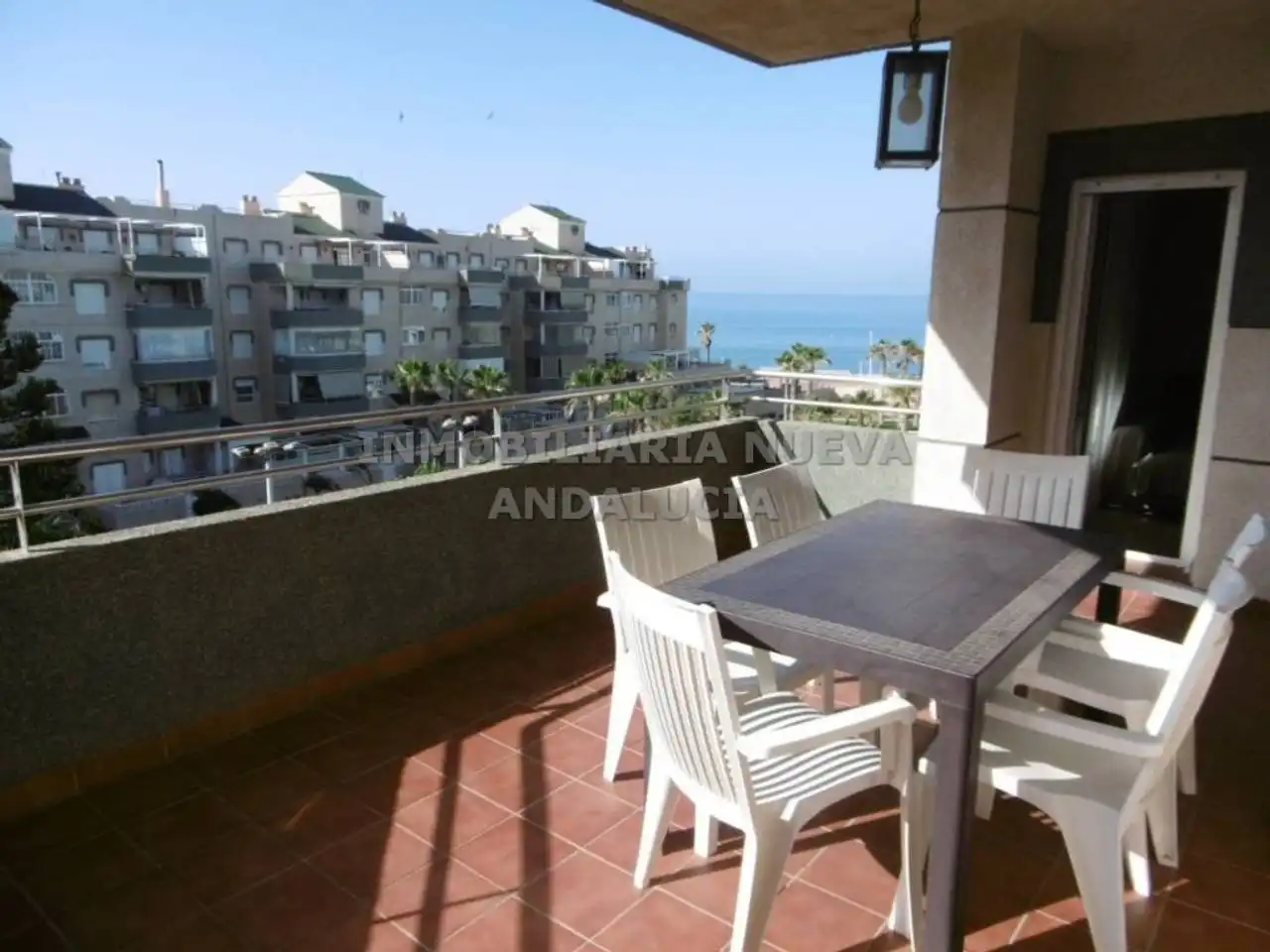 Terrasse von Wohnung zur Miete in Almería mit Klimaanlage, Heizung und Terrasse