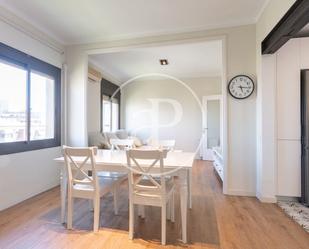 Dining room of Flat to rent in  Barcelona Capital  with Air Conditioner, Heating and Furnished