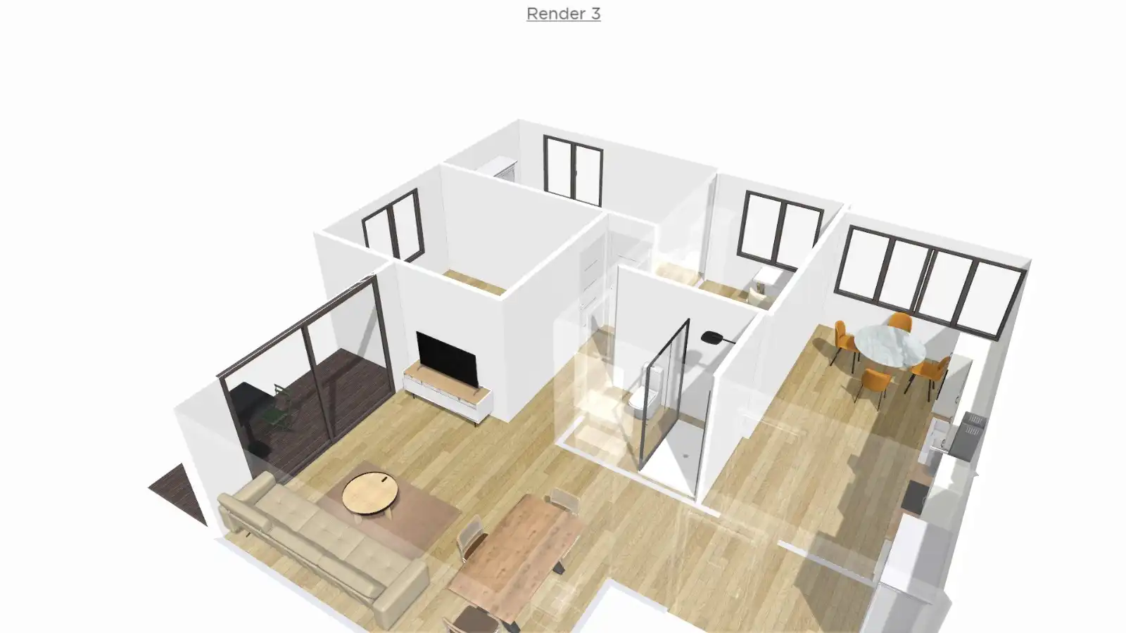Wohnung zur Miete in N/A, Rubite