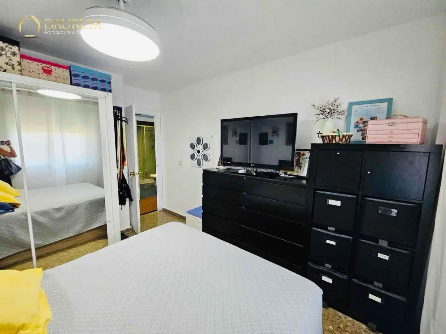 Bedroom of Flat for sale in Málaga  with Air Conditioner, Heating and Terrace
