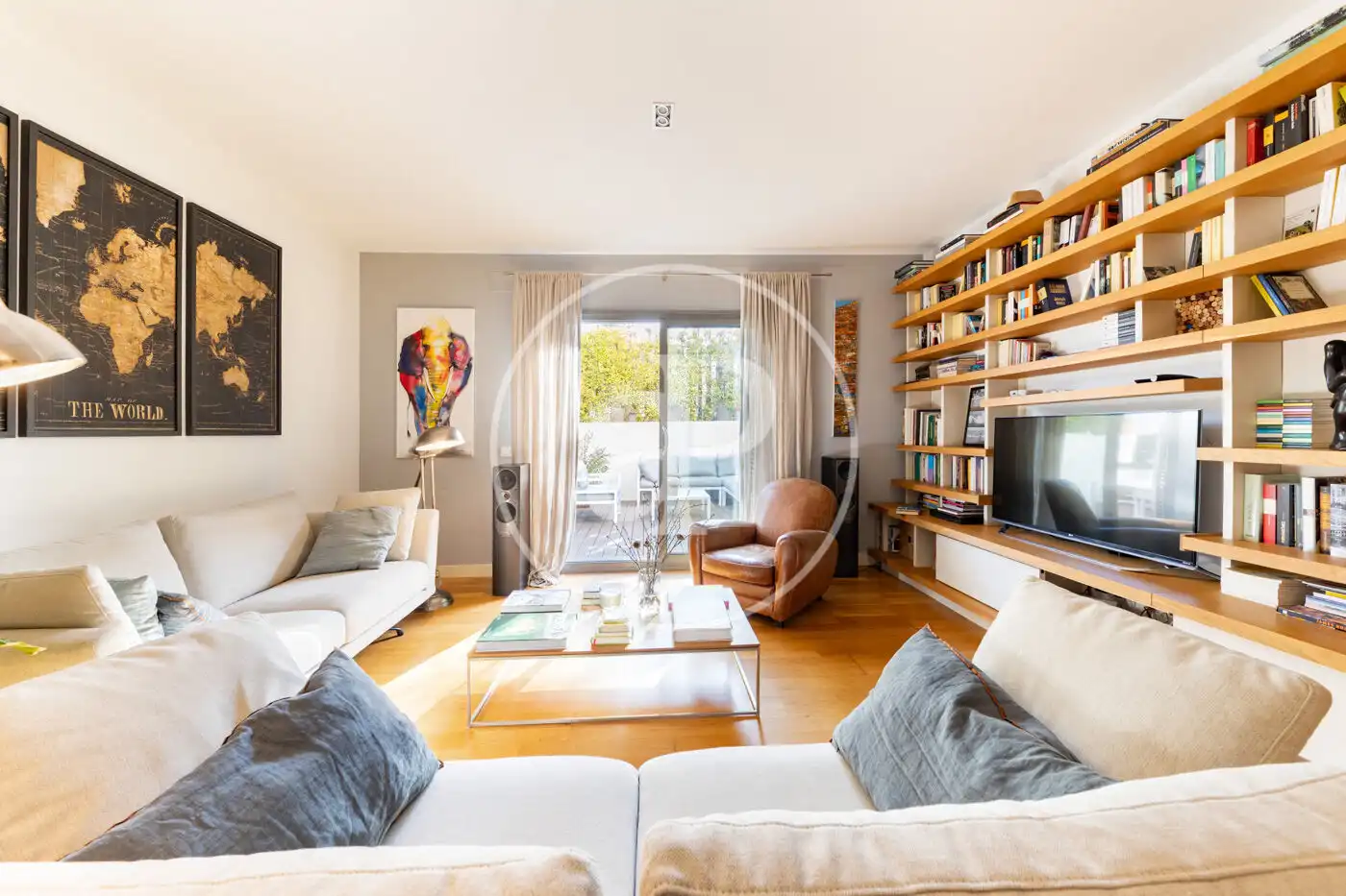 Living room of Flat for sale in  Palma de Mallorca  with Air Conditioner, Heating and Private garden