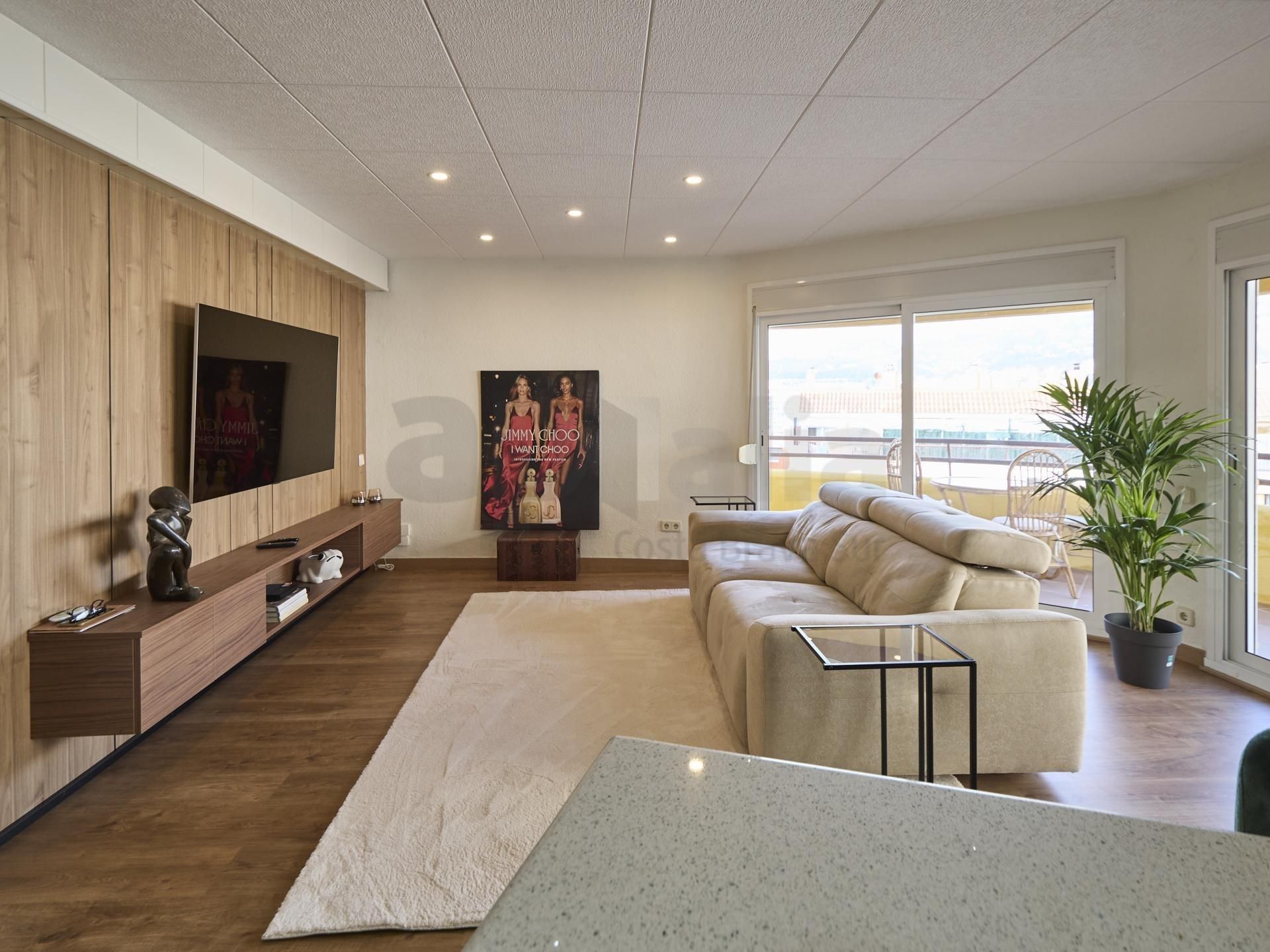 Sala d'estar de Apartament en venda en Lloret de Mar amb Aire condicionat, Calefacció i Terrassa