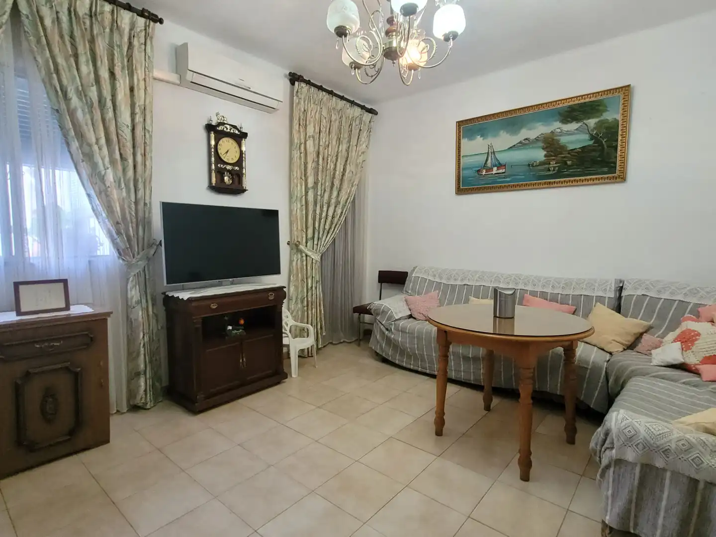 Sala de estar de Casa o chalet en venta en Maracena con Aire acondicionado y Terraza