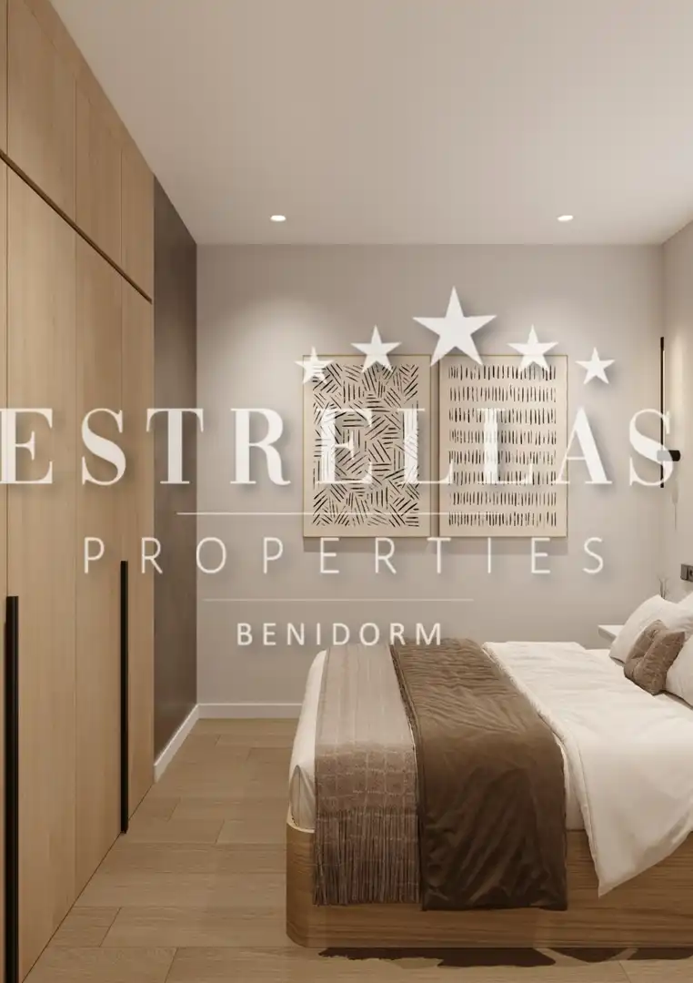 Habitación de Apartamento en venta en Benidorm con Aire acondicionado, Calefacción y Jardín privado