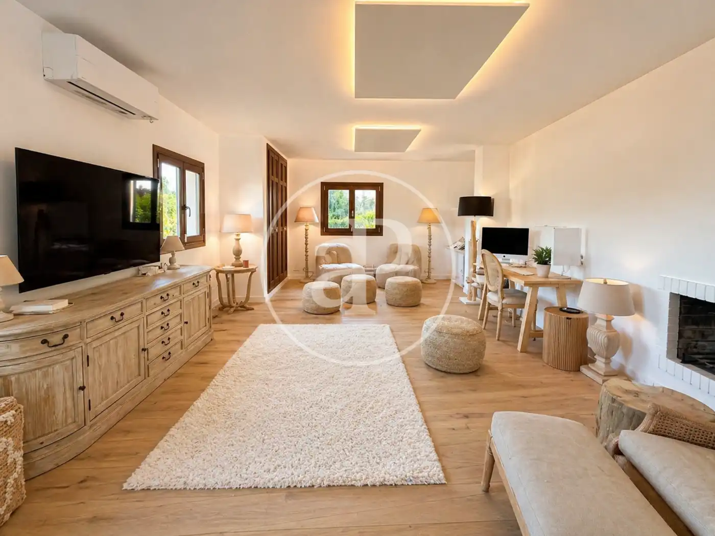 Sala d'estar de Casa o xalet en venda en Esporles amb Aire condicionat, Calefacció i Jardí privat