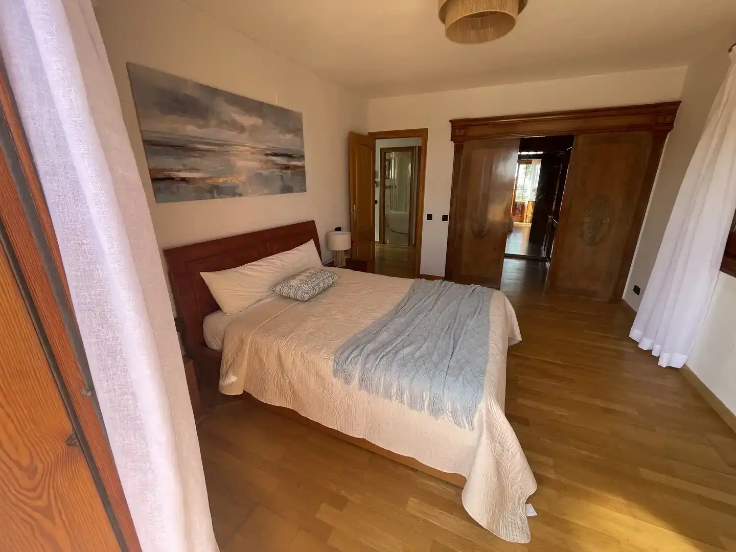 Dormitori de Casa o xalet de lloguer en La Pobla de Farnals amb Aire condicionat, Parquet i Traster