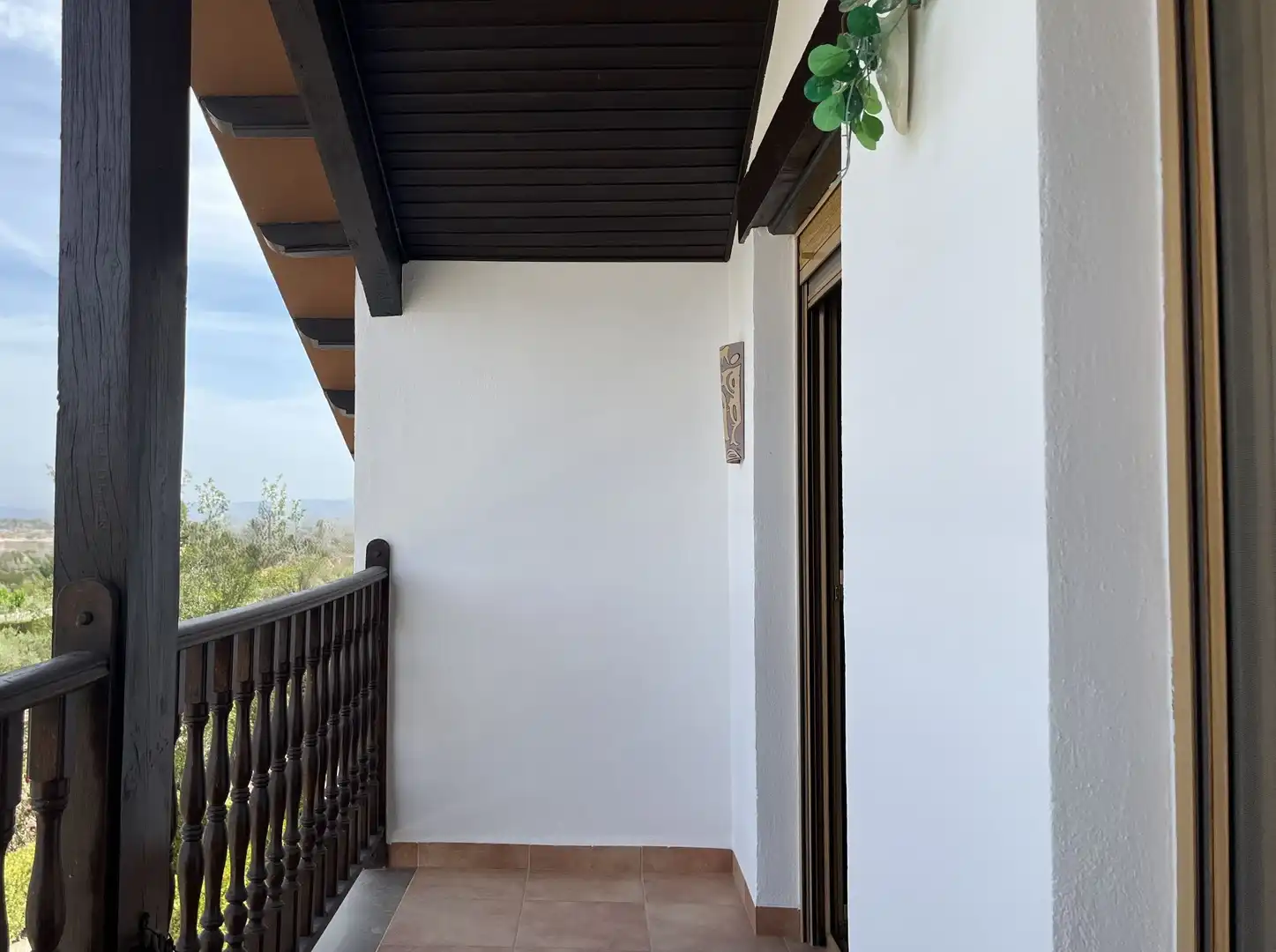 Balcony of Houses for sale in Albaida  with Air Conditioner, Heating and Storage room