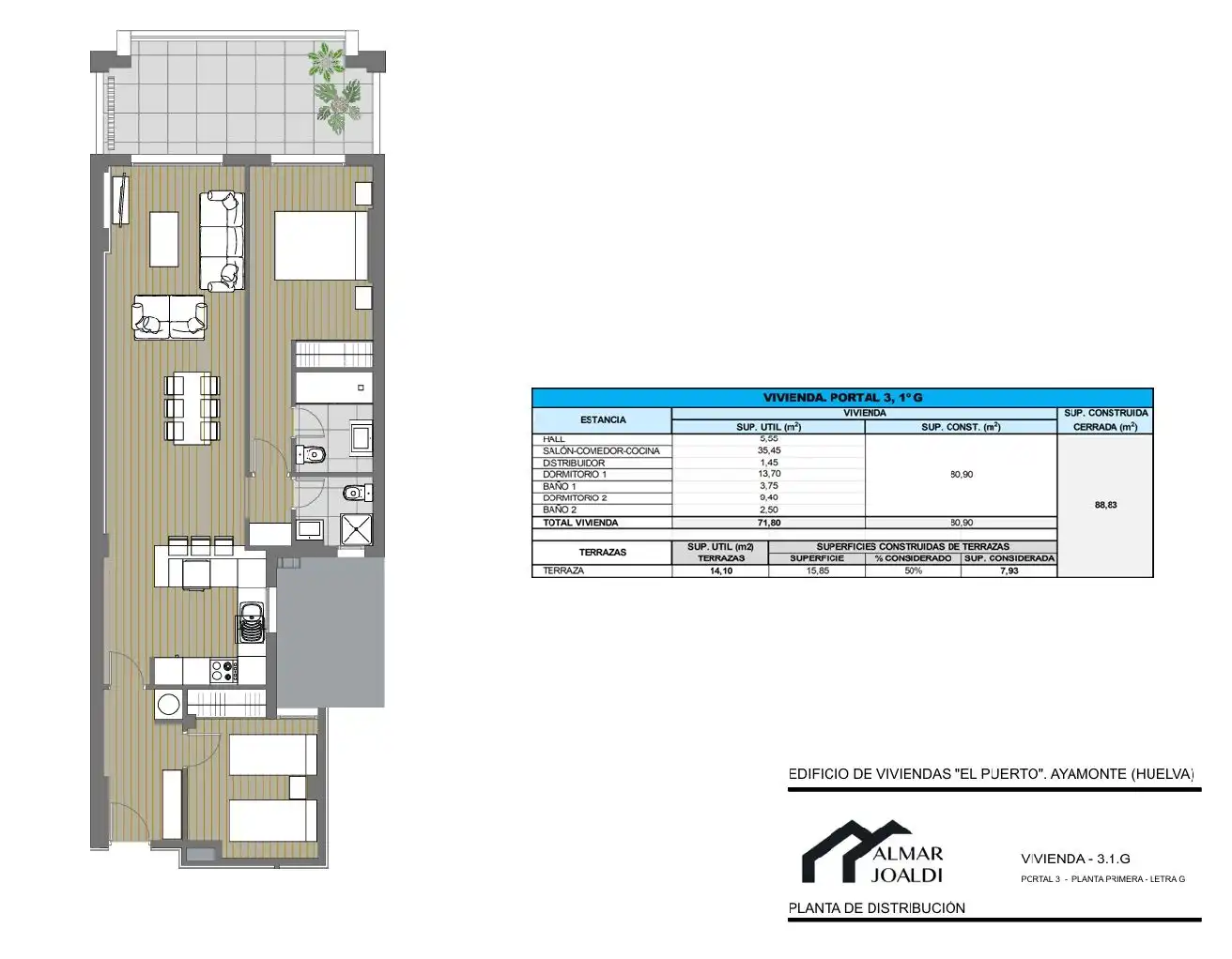 Appartement avec ascenseur à vendre à Calle Gibraleón, imagen 10
