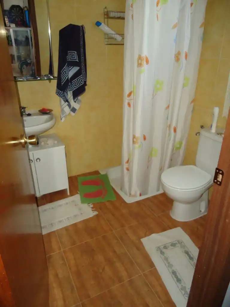 Bathroom of Houses for sale in Mengabril  with Private garden, Parquet flooring and Terrace