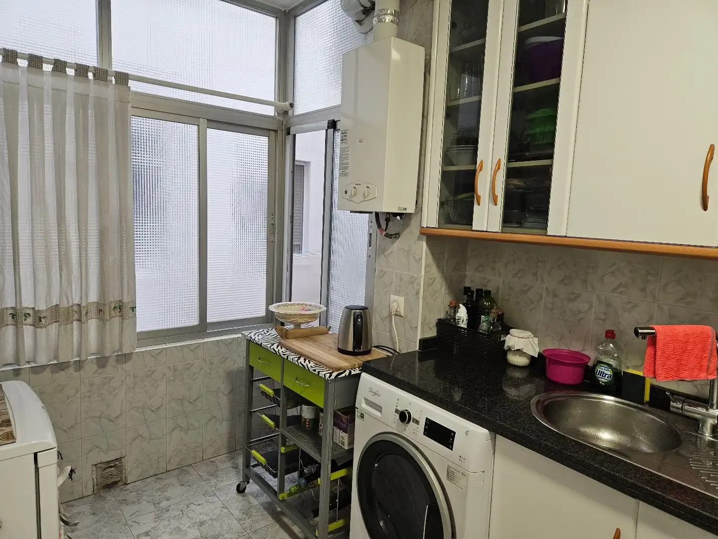 Kitchen of Flat for sale in Motril  with Air Conditioner and Balcony