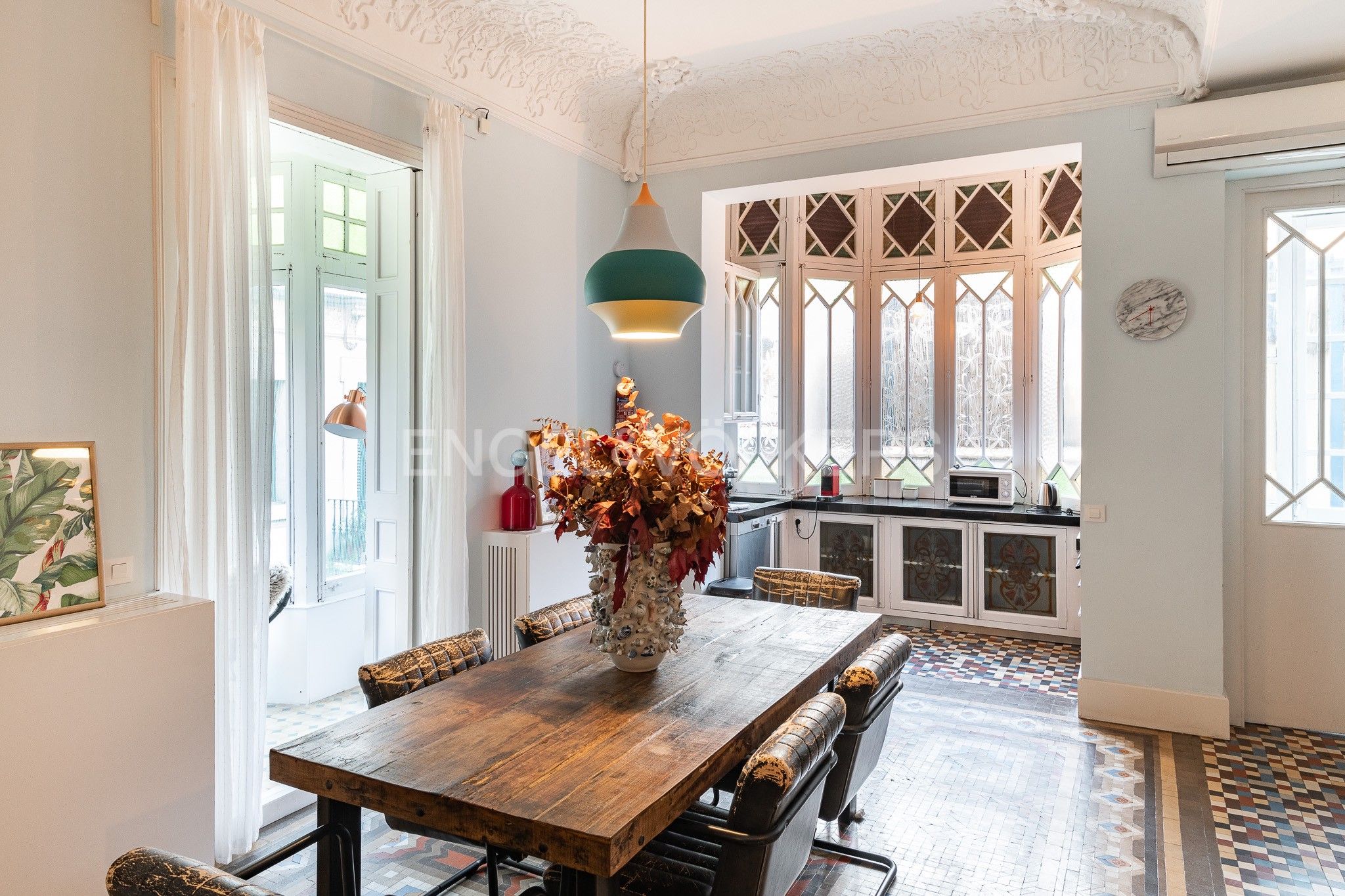 Dining room of Apartment for sale in  Barcelona Capital  with Air Conditioner, Heating and Terrace